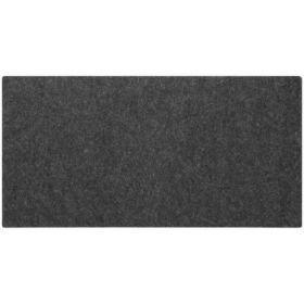 Minimalistic Non-Slip Protector Felt Desk Pad Extended Mouse Keyboard Laptop Gaming PC Accessories C (Option: Black gray-Length 80cm Width 40cm)